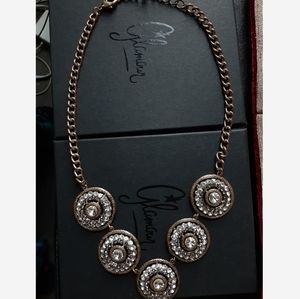 Diamond Gemstone Pendant Necklace